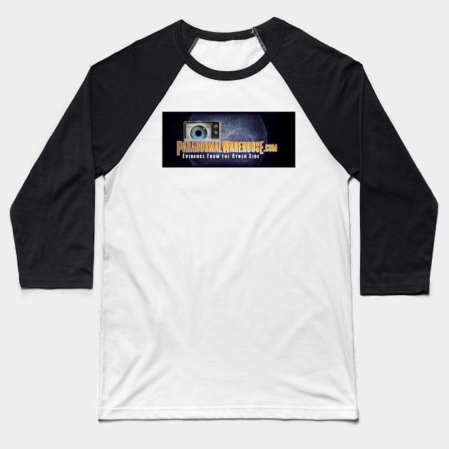 Paranormal Warehouse Moon Baseball T-Shirt by Paranormal Warehouse